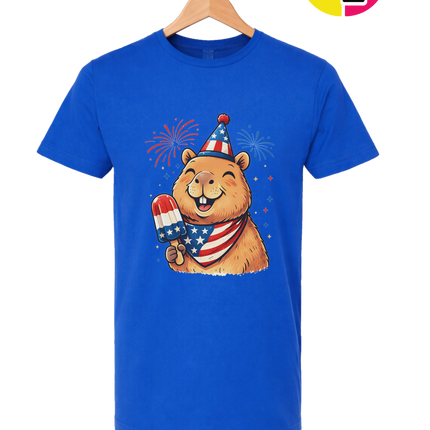 Patriotic Popsicle Beaver Tee