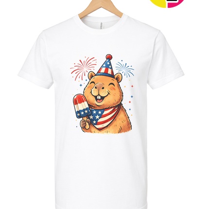Patriotic Popsicle Beaver Tee