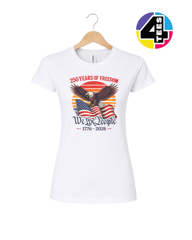 250 Years We The People Eagle Women's Tee