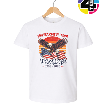 250 Years We The People Eagle Youth Tee