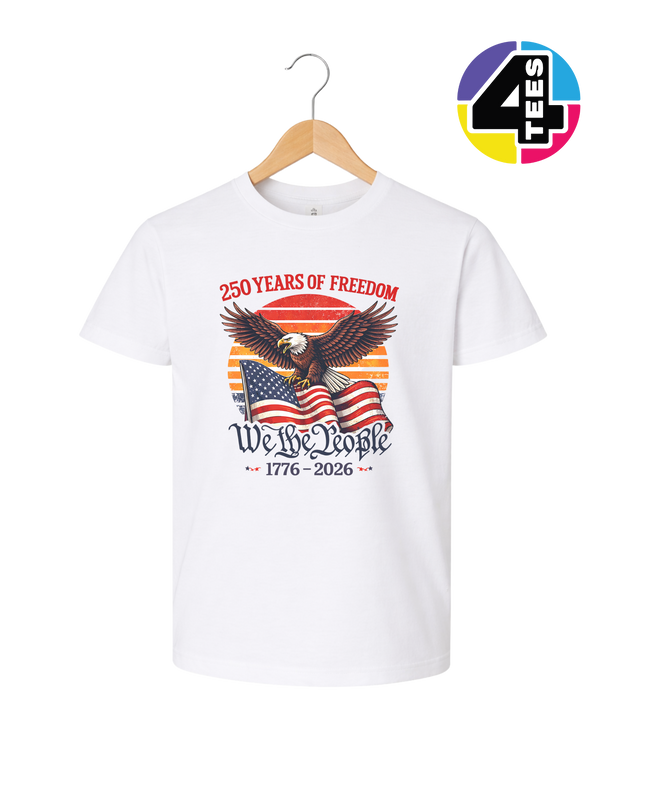 250 Years We The People Eagle Youth Tee