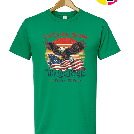 250 Years We The People Eagle Tee
