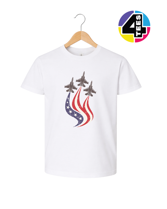 Freedom Flyover Jets Youth Tee