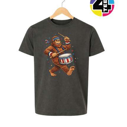 Bigfoot Freedom Drummer Youth Tee