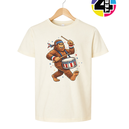Bigfoot Freedom Drummer Youth Tee
