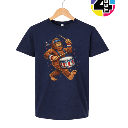 Bigfoot Freedom Drummer Youth Tee