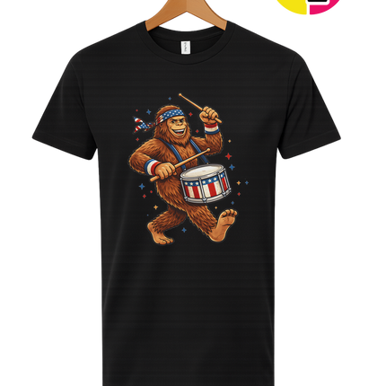 Bigfoot Freedom Drummer Tee
