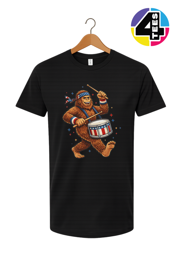 Bigfoot Freedom Drummer Tee