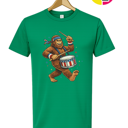 Bigfoot Freedom Drummer Tee