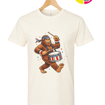 Bigfoot Freedom Drummer Tee