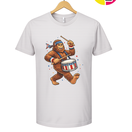 Bigfoot Freedom Drummer Tee