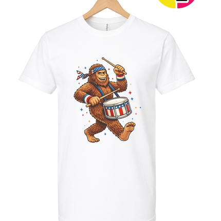 Bigfoot Freedom Drummer Tee