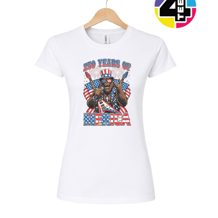 Bigfoot Freedom Rock Women's Tee