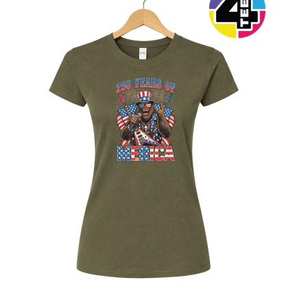 Bigfoot Freedom Rock Women's Tee