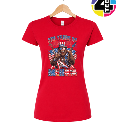 Bigfoot Freedom Rock Women's Tee