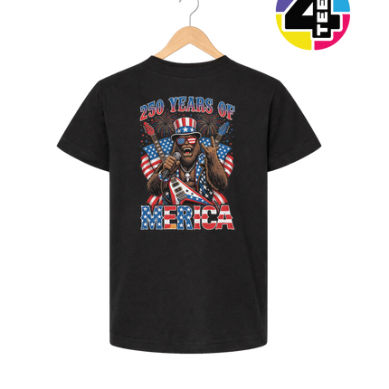 Bigfoot Freedom Rock Youth Tee