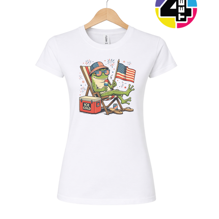 Chill Frog Freedom Vibes Women's Tee