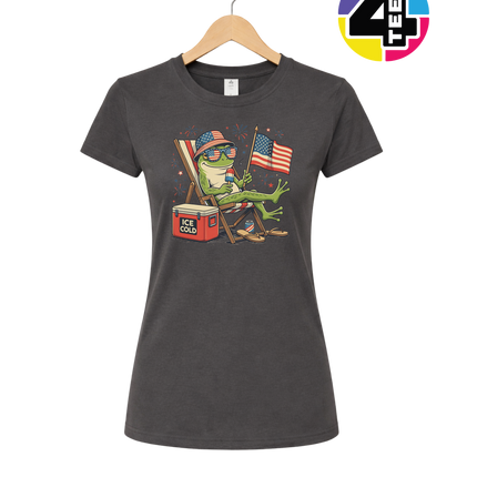 Chill Frog Freedom Vibes Women's Tee