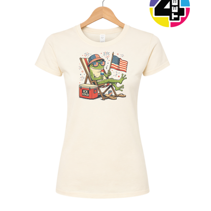 Chill Frog Freedom Vibes Women's Tee