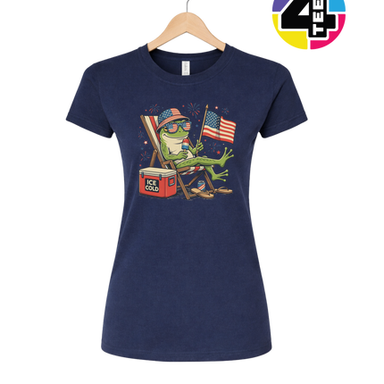 Chill Frog Freedom Vibes Women's Tee
