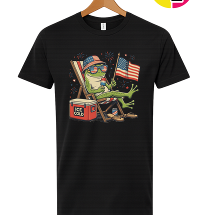 Chill Frog Freedom Vibes Tee
