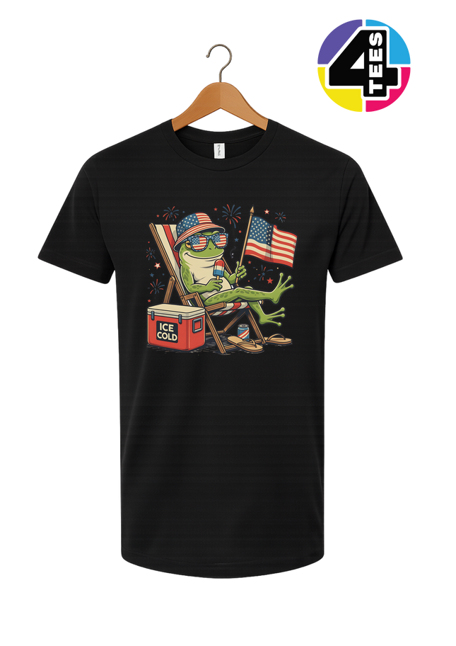 Chill Frog Freedom Vibes Tee