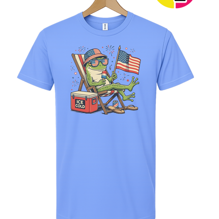 Chill Frog Freedom Vibes Tee