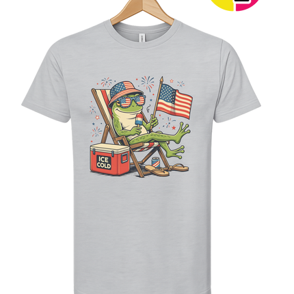 Chill Frog Freedom Vibes Tee