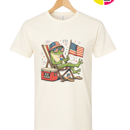 Chill Frog Freedom Vibes Tee