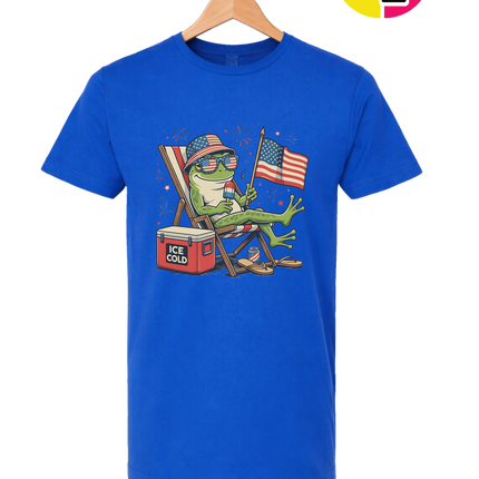 Chill Frog Freedom Vibes Tee