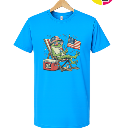 Chill Frog Freedom Vibes Tee