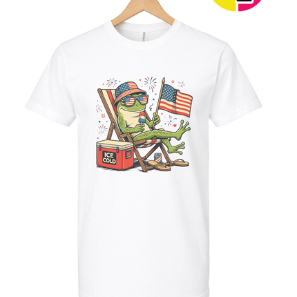 Chill Frog Freedom Vibes Tee