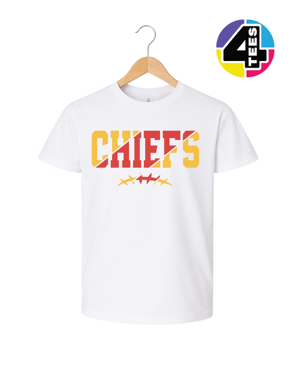 Red & Gold Chiefs Barbed Blitz Youth Tee