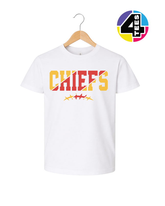 Red & Gold Chiefs Barbed Blitz Youth Tee