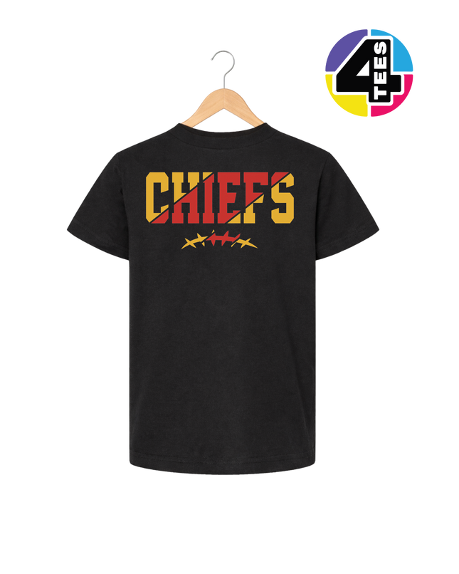 Red & Gold Chiefs Barbed Blitz Youth Tee
