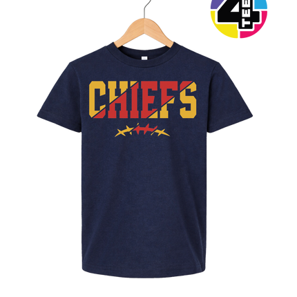 Red & Gold Chiefs Barbed Blitz Youth Tee