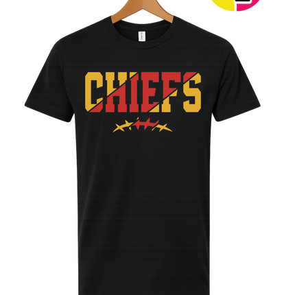 Red & Gold Chiefs Barbed Blitz Tee