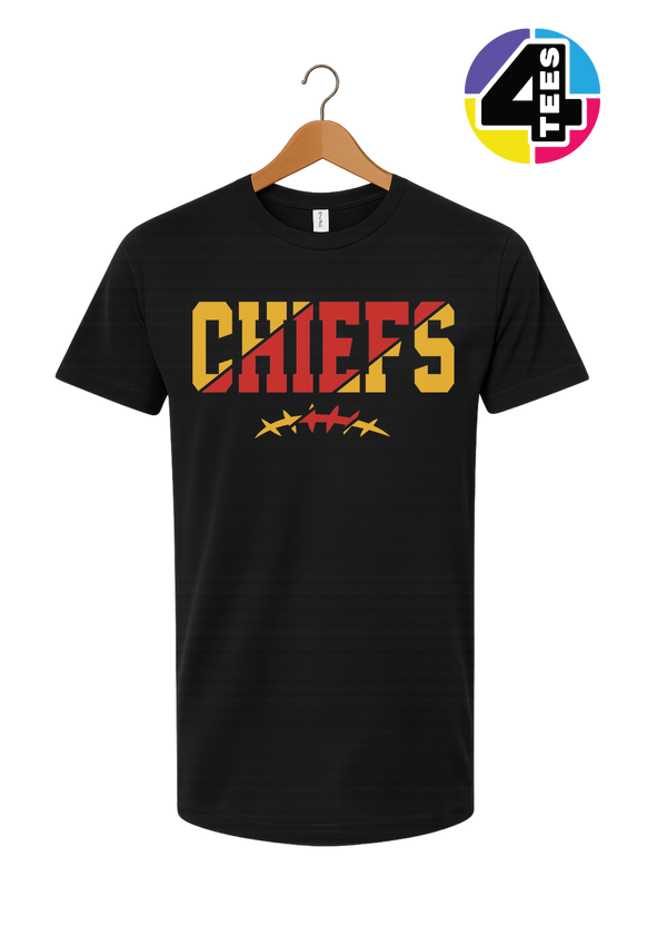 Red & Gold Chiefs Barbed Blitz Tee