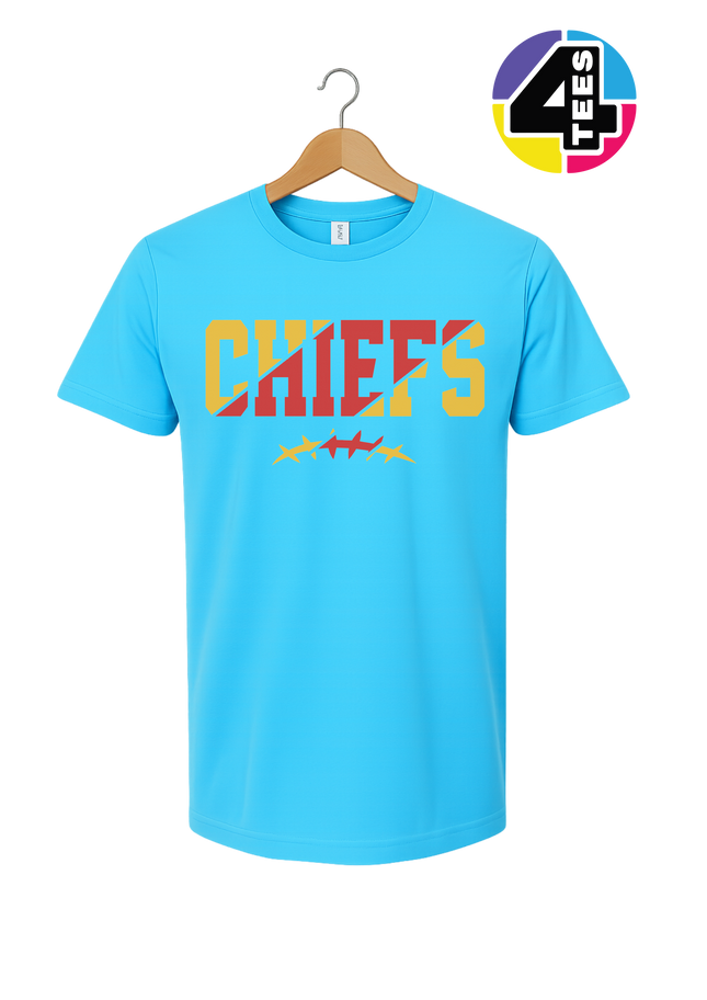 Red & Gold Chiefs Barbed Blitz Tee
