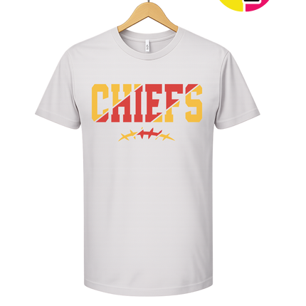 Red & Gold Chiefs Barbed Blitz Tee