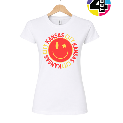 Kansas City Smile Circle Women's Tee