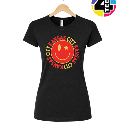 Kansas City Smile Circle Women's Tee