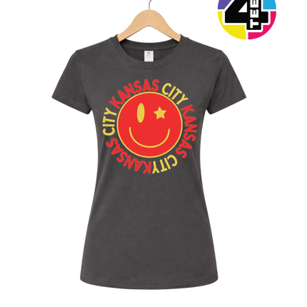 Kansas City Smile Circle Women's Tee