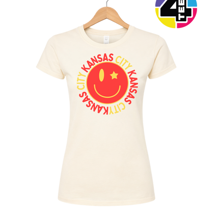 Kansas City Smile Circle Women's Tee