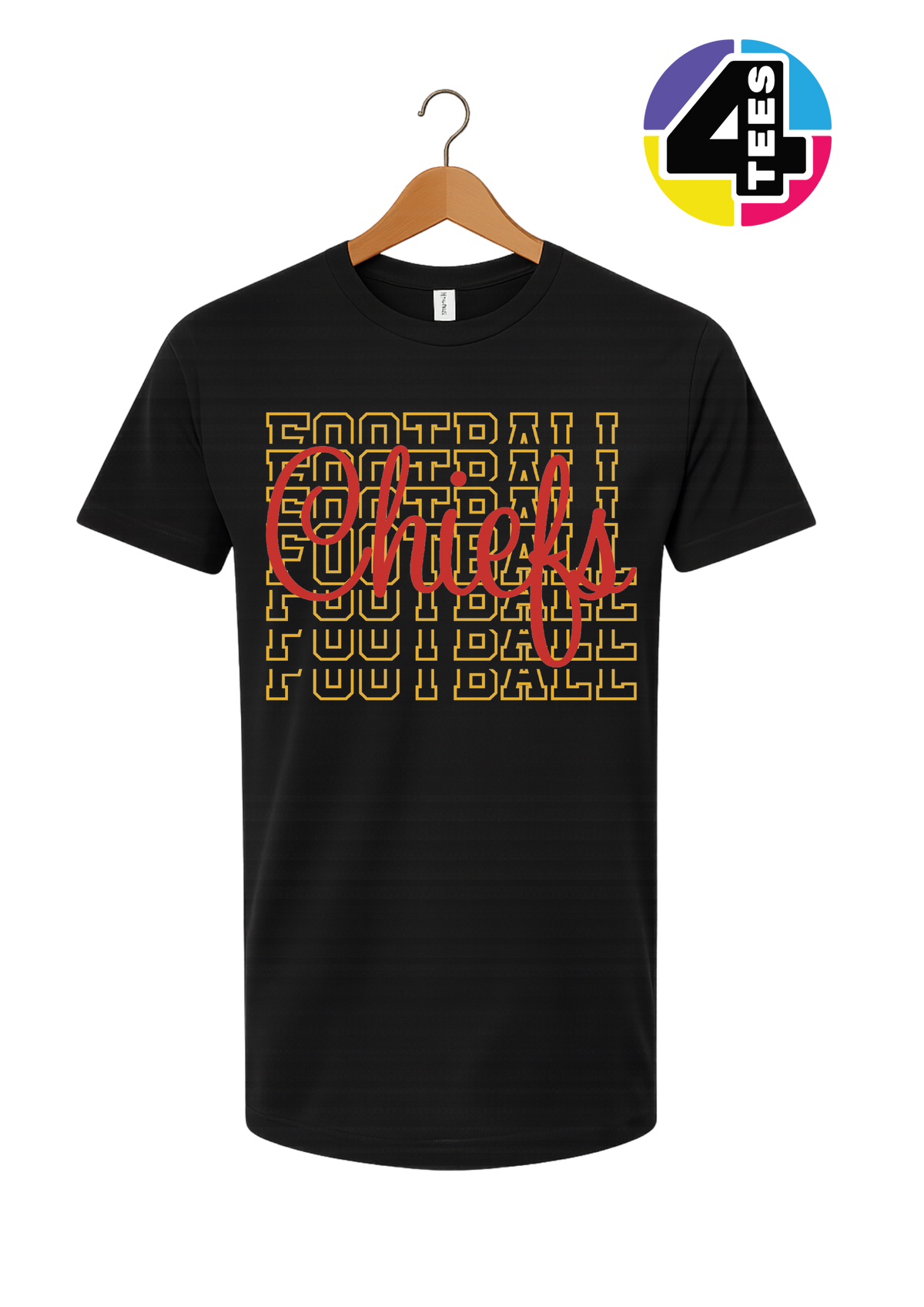 Chiefs Kingdom Retro Repeat Tee