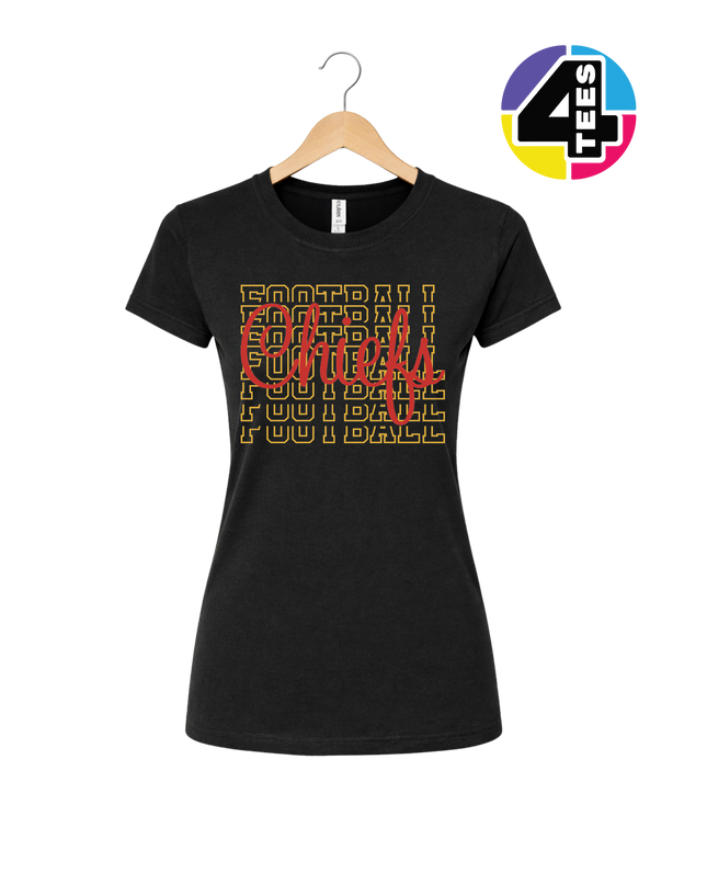 Chiefs Kingdom Retro Repeat Women's Tee