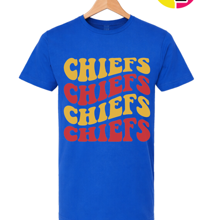 Retro Chiefs Groove Stack Tee