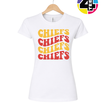 Retro Chiefs Groove Stack Women's Tee