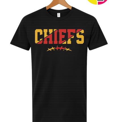Chiefs Football Bold & Golden Tee