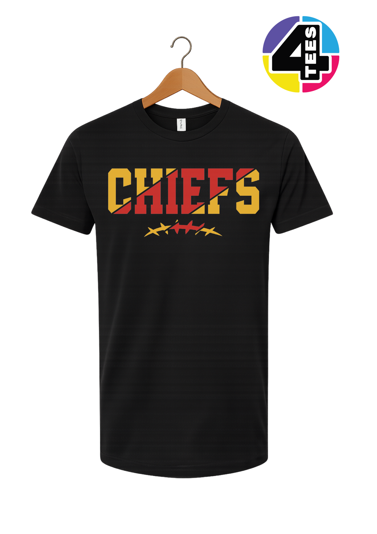 Chiefs Football Bold & Golden Tee